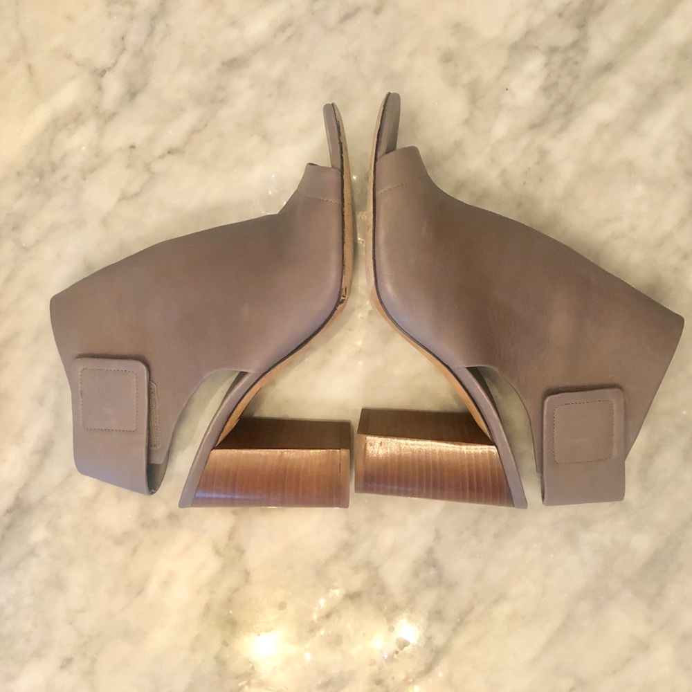 VINCE Faye Peep-toe Cutout Booties - Picture 3 of 8